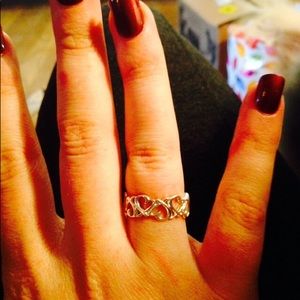 Tiffany Loving Heart Band Ring